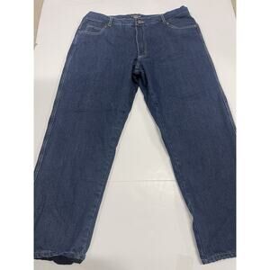 Canyon Creek 40x30 Carpenter Fleece Lined Insulated Blue Denim Men's Jeans